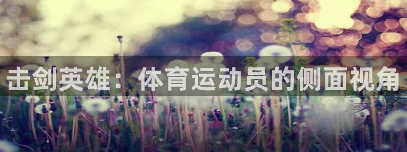 vsport体育在线官网：击剑英雄：体育运动员的侧面视角