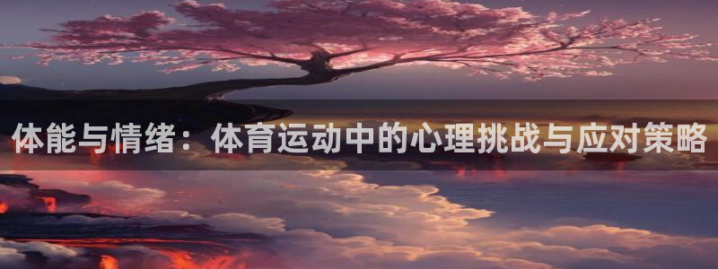vsport体育在线官网：体能与情绪：体育运动中的心理挑战与应对策略